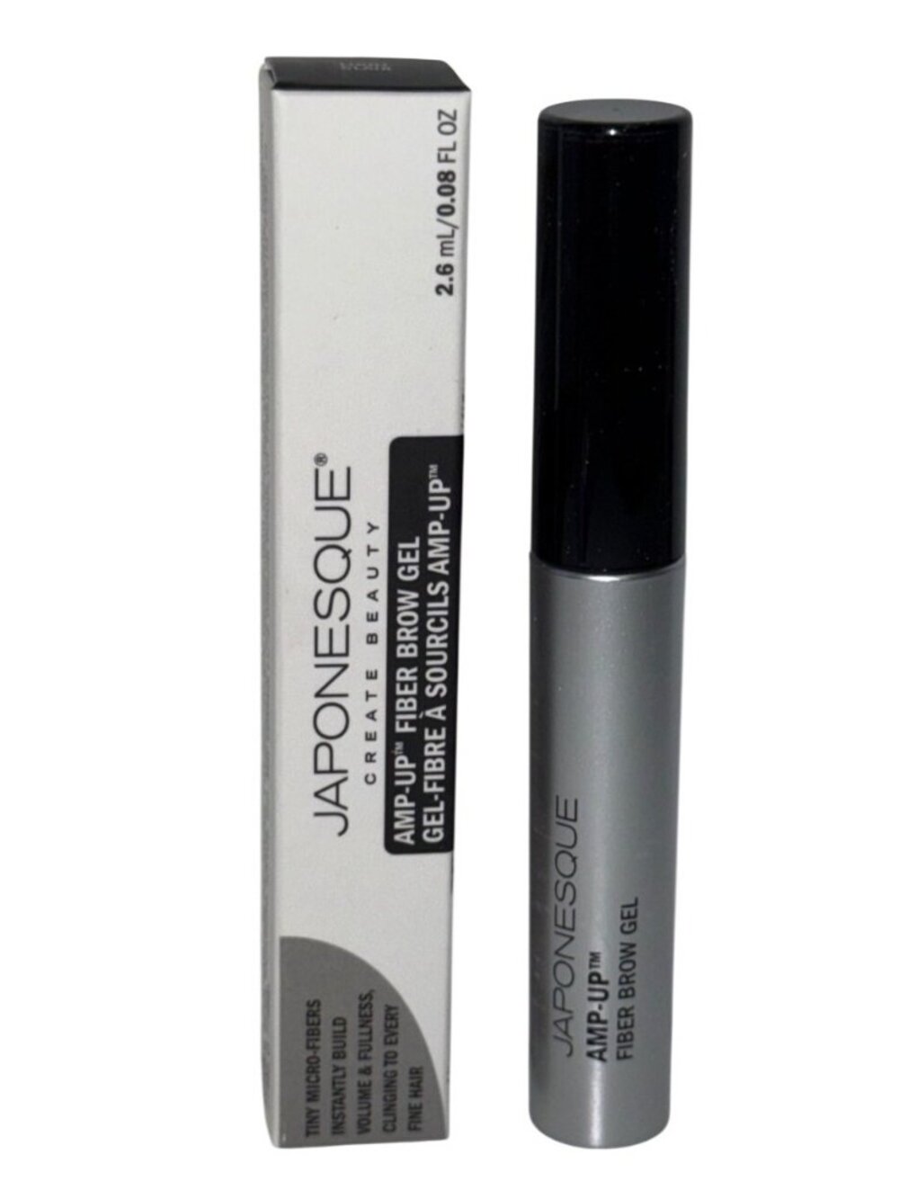 Japonesque Amp-Up Fiber Brow Gel Light Clair 2.6ml New Sealed Full Size
